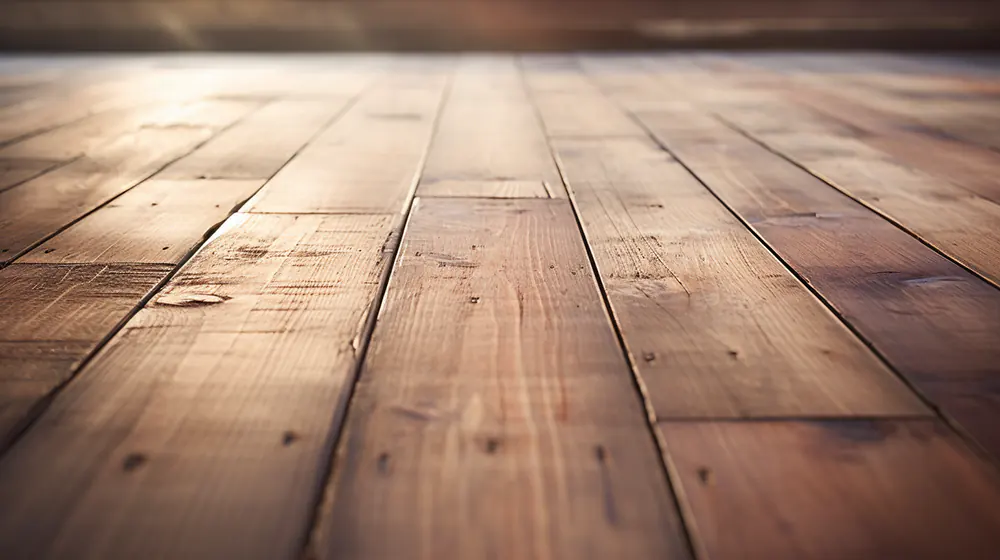 The condition of hardwood floors