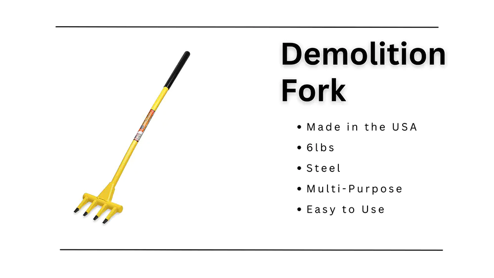 A demolition fork