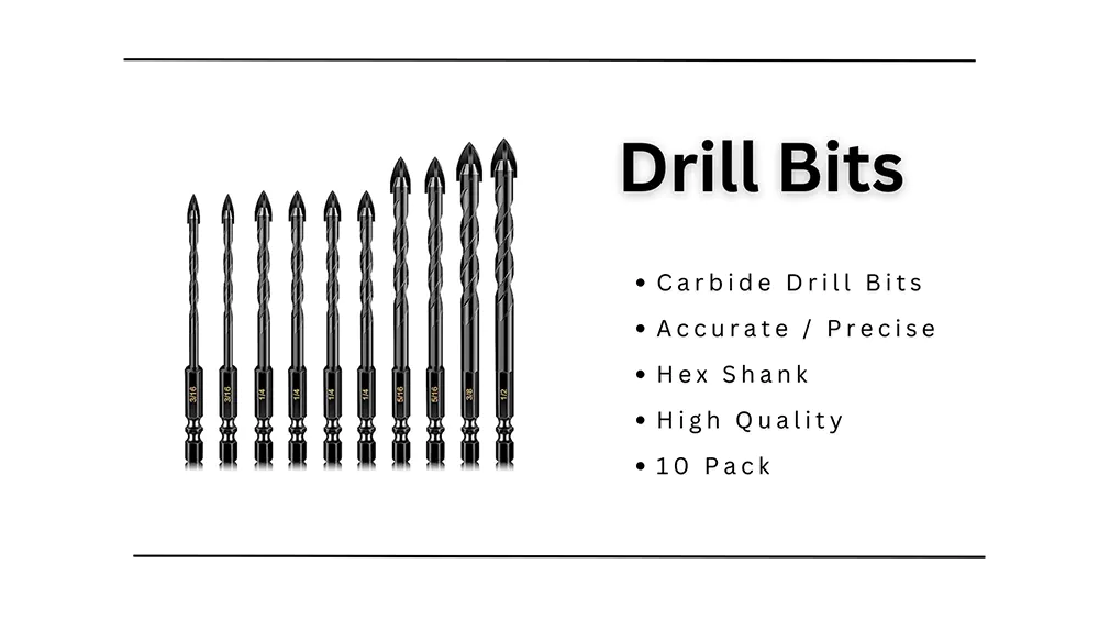 Drill bits for a drill