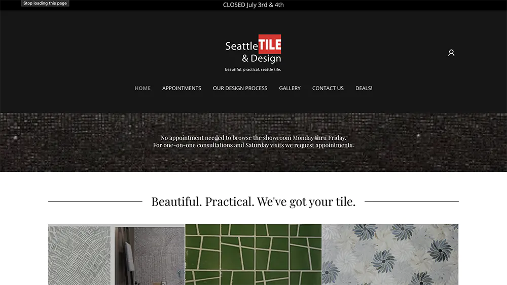 The Seattle Tile and Design Website