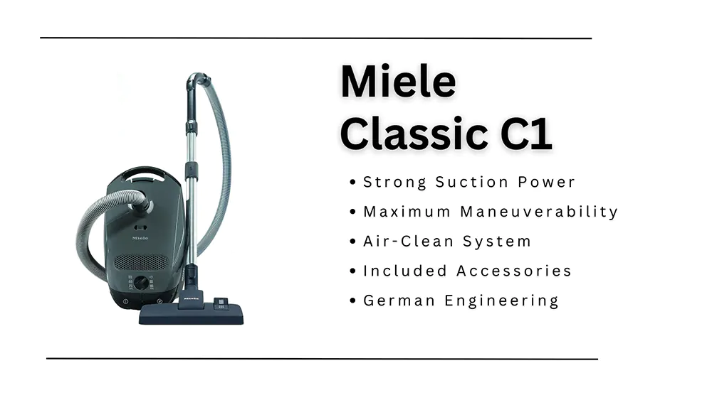 The Miele Classic Canister Vacuum