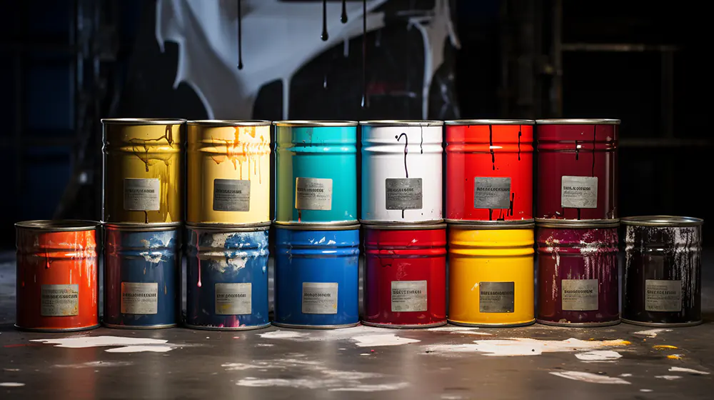 Different types of paint