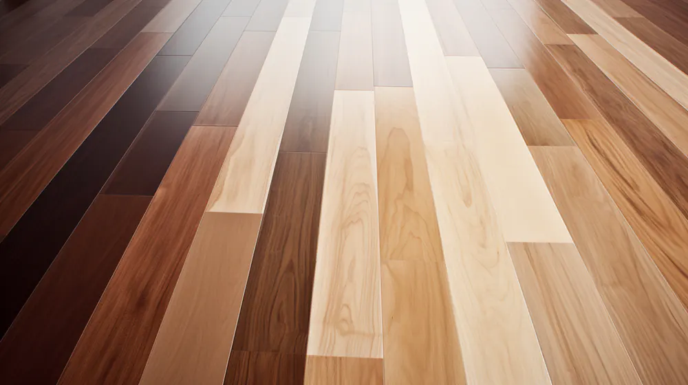 Different types of refinished hardwood floors
