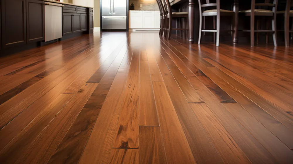 Prefinished hardwood flooring