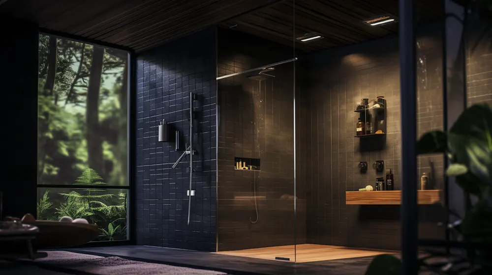 Shower with a modern style