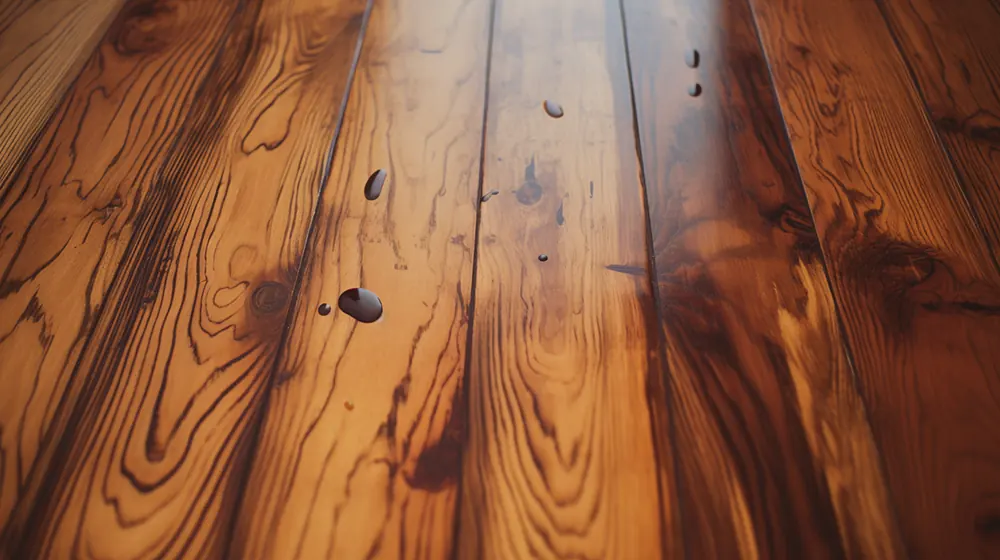 stains on hardwood flooring