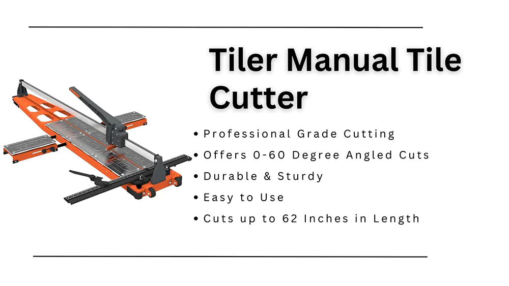 Tile manual cutter