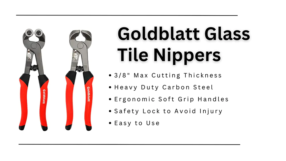 Glass tile nippers
