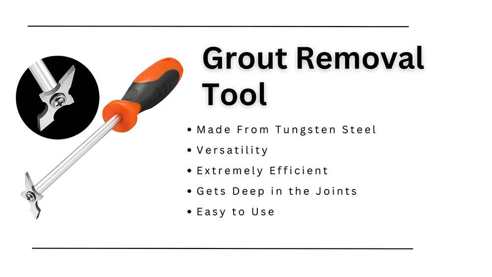 A grout removal tool