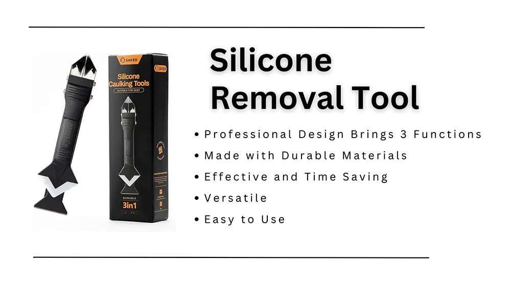 A silicone grout remover