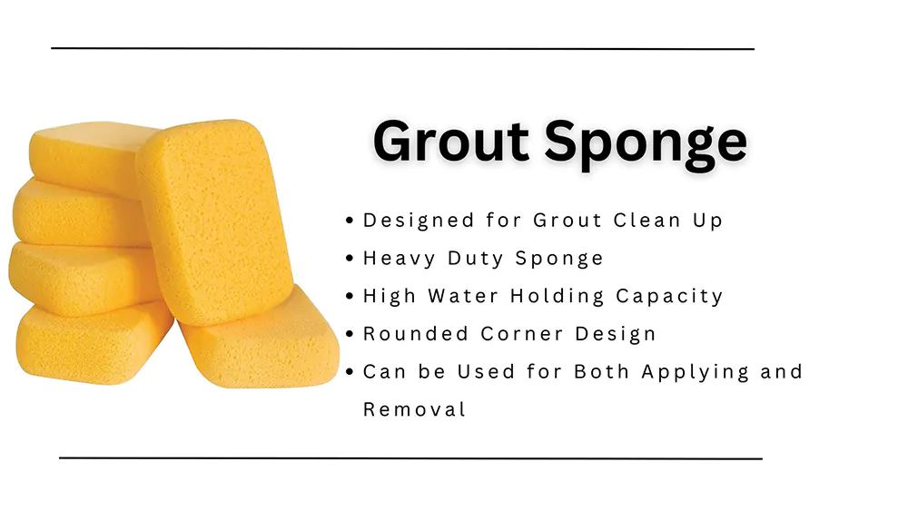 A grout sponge